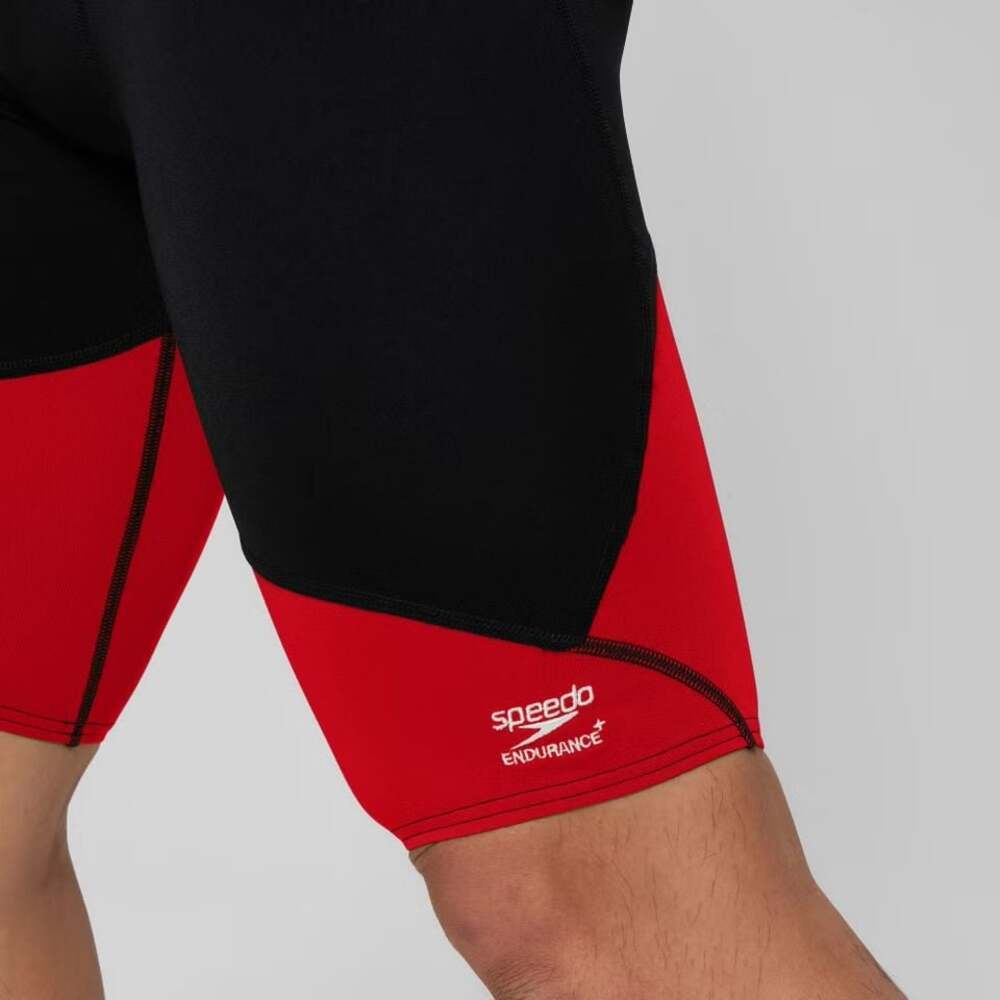 Speedo Endurance+ Men's Spark Splice Jammer Red/Black Size 30